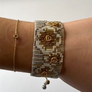 Mishky Beaded Floral Bracelet